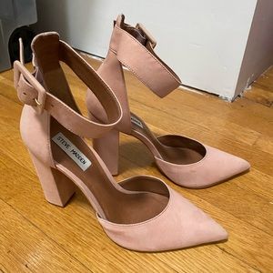 STEVE MADDEN POSTED CHUNKY HEEL MAUVE